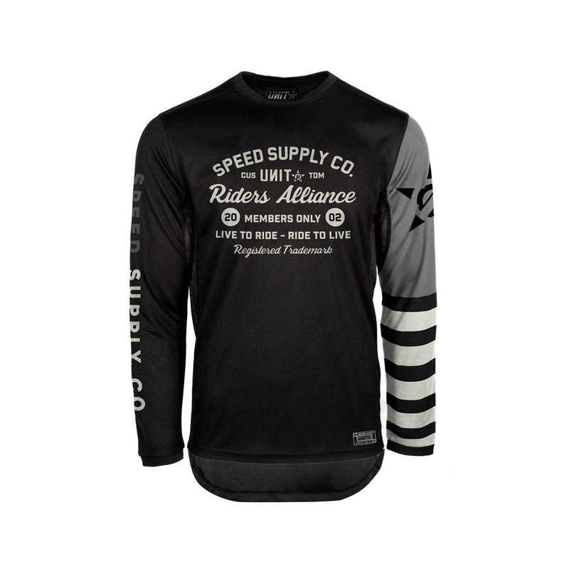 UNIT Mens MX Long Sleeve MTB jersey LARGE SOUL