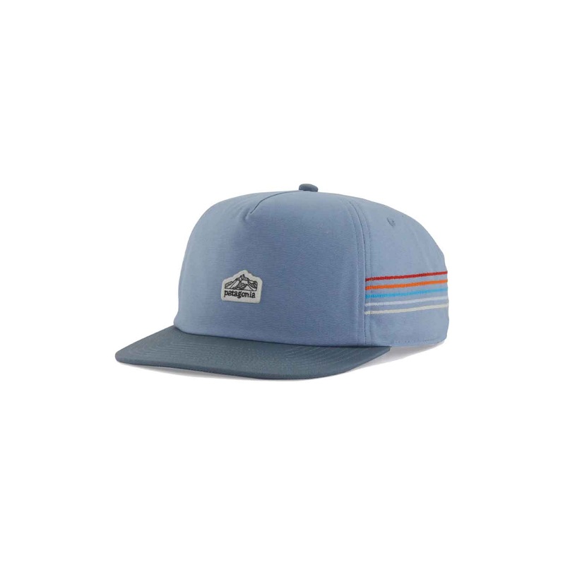 Patagonia Line Logo Ridge Stripe Funfarer Cap LIGHT PLUME GREY OS