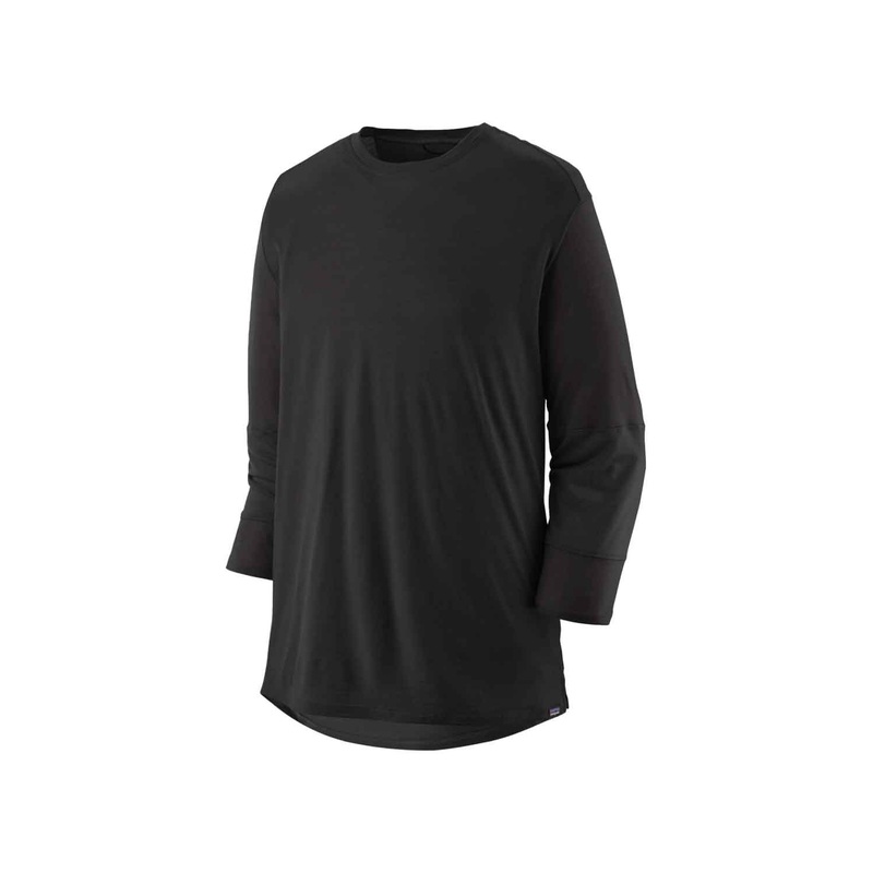 Patagonia Men’s Merino 3/4 Sleeve Bike Jersey BLACK SMALL