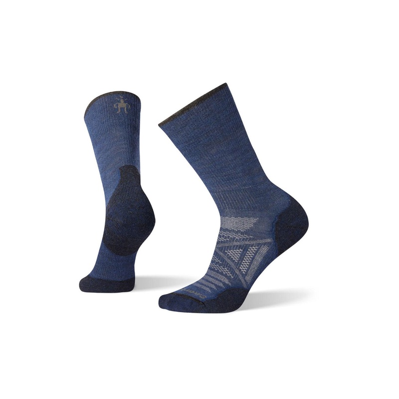Smartwool PHD Socks Outdoor Light Mid Crew ALPINE BLUE MEDIUM
