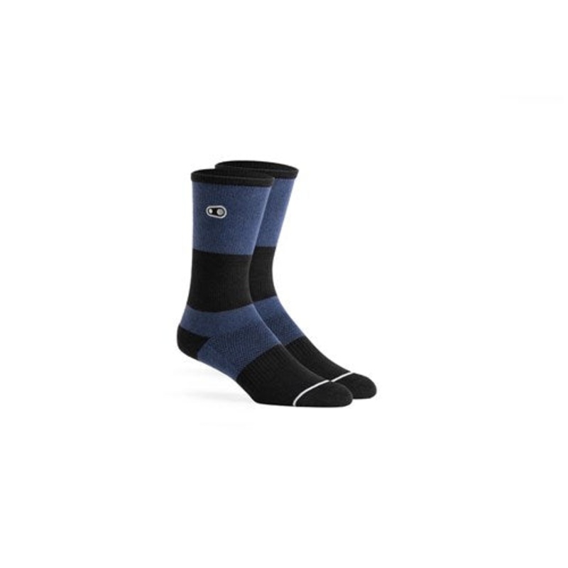 CRANKBROTHERS ICON MTB SOCK NAVY / BLACK SML / MED