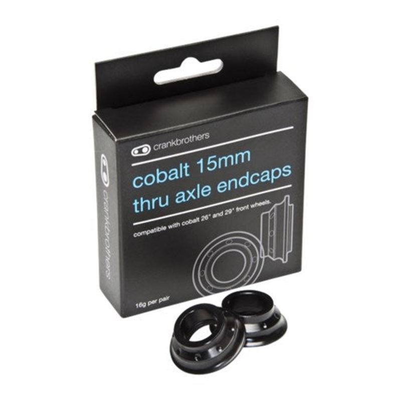 CRANKBROTHERS PART WHEEL WHEEL KIT 15MM ENDCAP COBALT FRONT