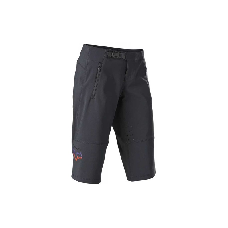 Fox Racing 2022 Womens Defend SE Shorts BLACK SMALL