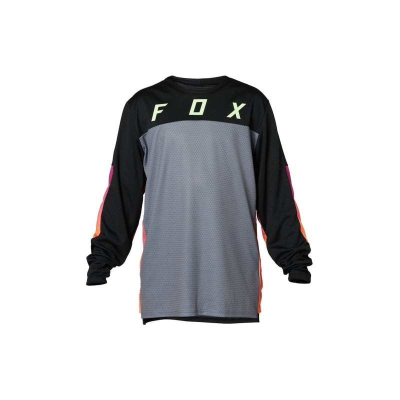 Fox Racing 2023 Defend RACE Youth Long Sleeve MTB Jersey BLACK SMALL