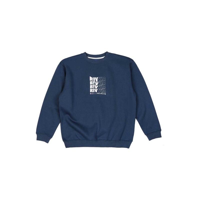 Rivvia Projects Brain Growth Crew Jumper SLATE BLUE SMALL