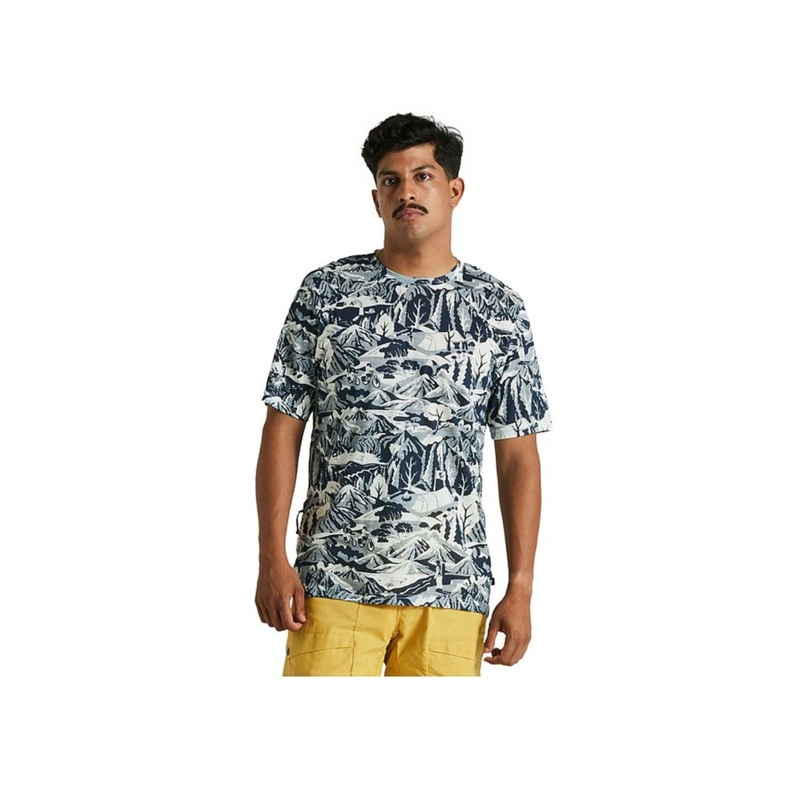 Specialized/Fjllrven CALISWE T-Shirt NAVY X-SMALL