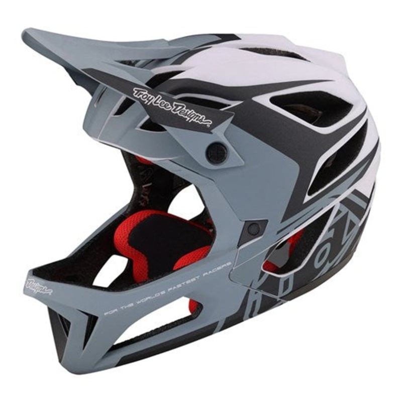 Troy Lee Designs 2023 Stage MIPS Mountain Bike Helmet SIGNATURE WHITE XS/SML