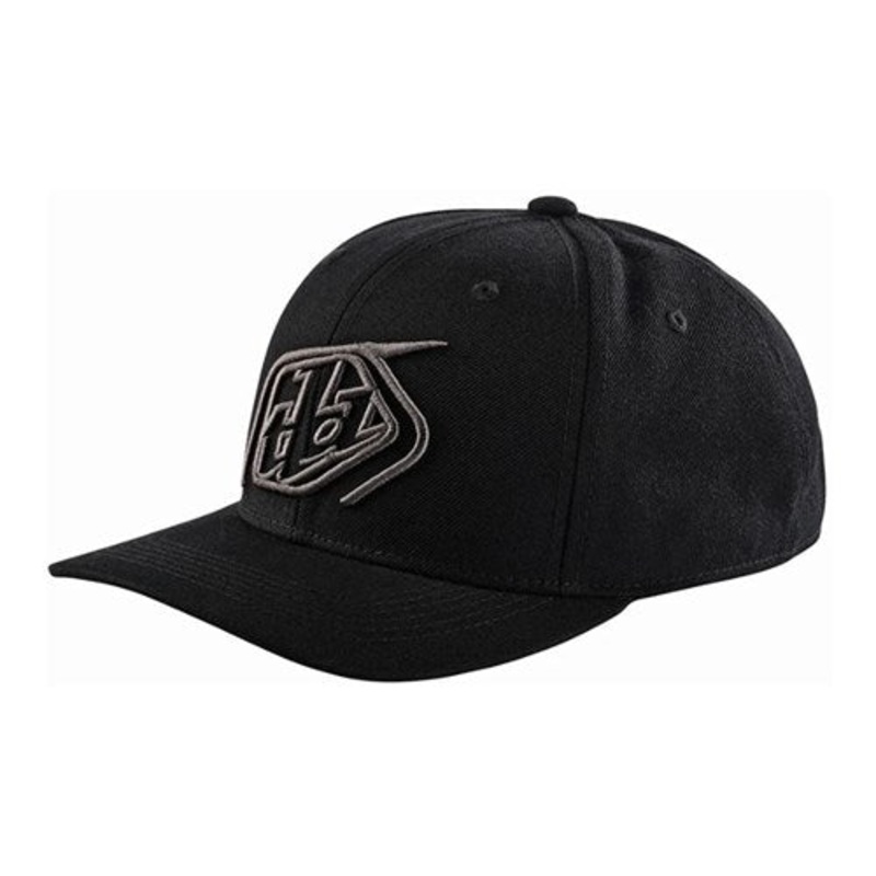 Troy Lee Designs 2024 Crop Curve Hat BLACK / CHARCOAL OSFA