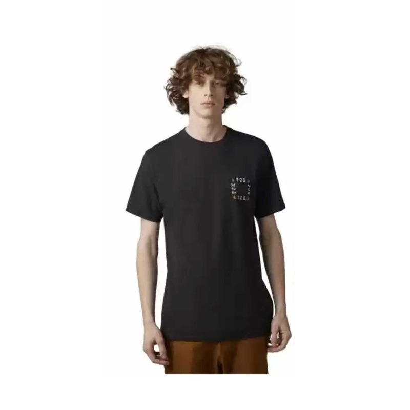 Fox Racing Hinklet Short Sleeve Premium T-Shirt BLACK LARGE