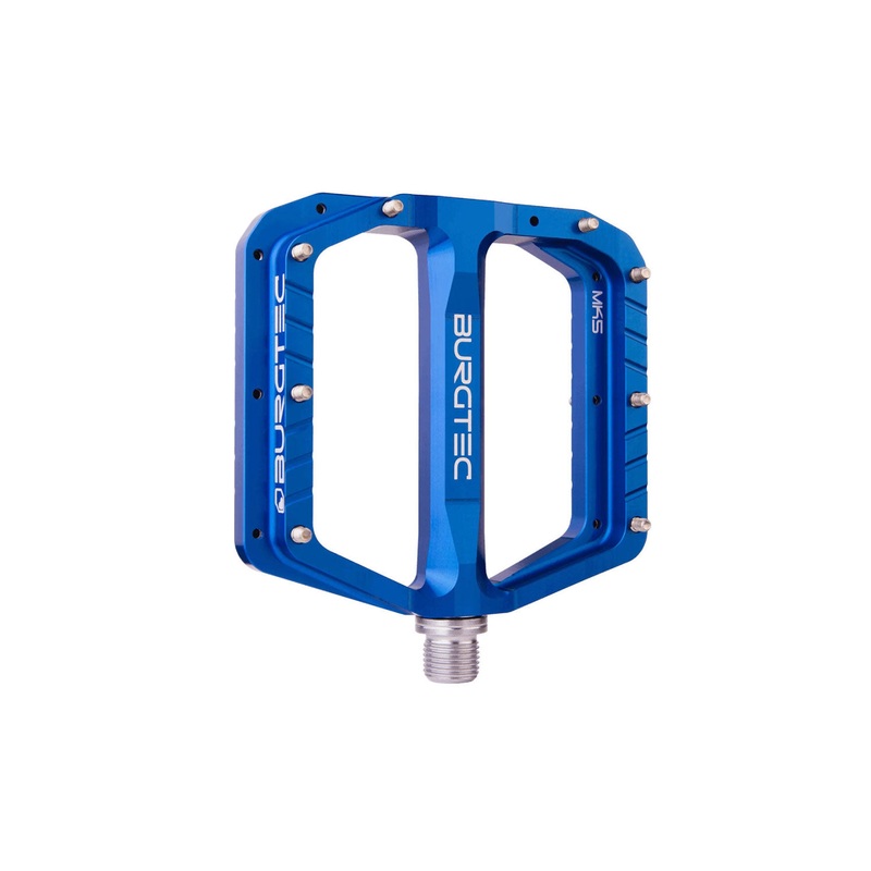 Burgtec Penthouse MK5 Steel Axle Alloy Flat Pedals BLACK