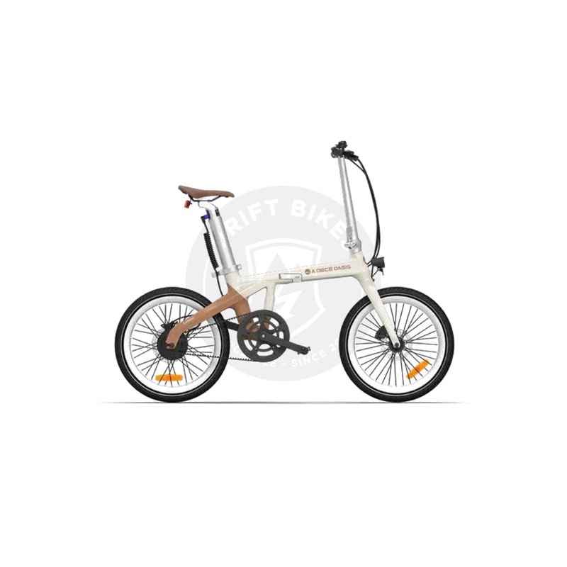 MIBIKE ADO AIR CARBON 20 Folding Electric Bike AMBLE LATTE