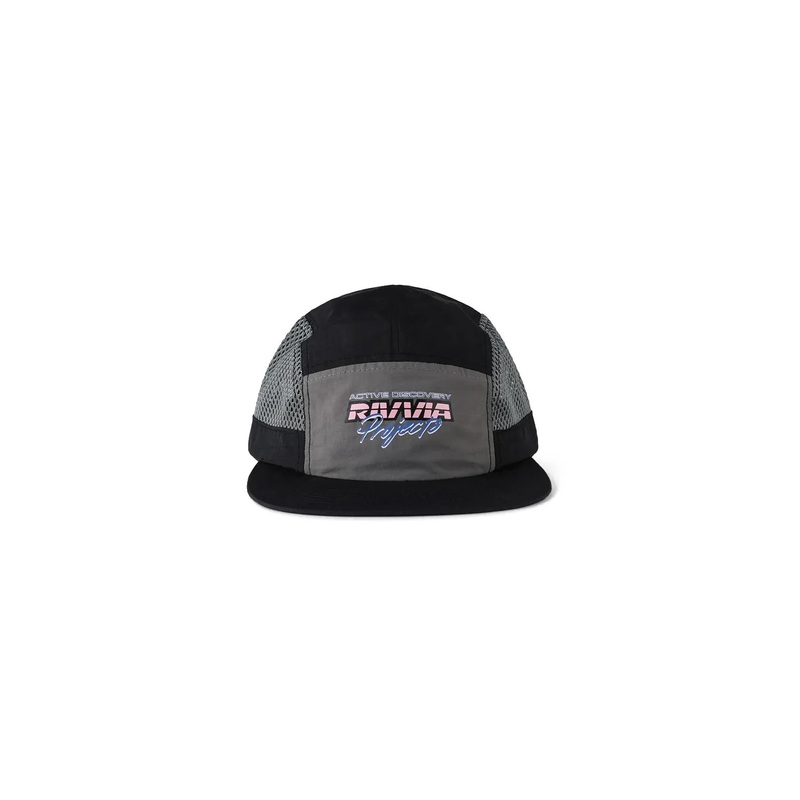Rivvia Projects RACETRACK RUNNING CAP – BLACK GREY