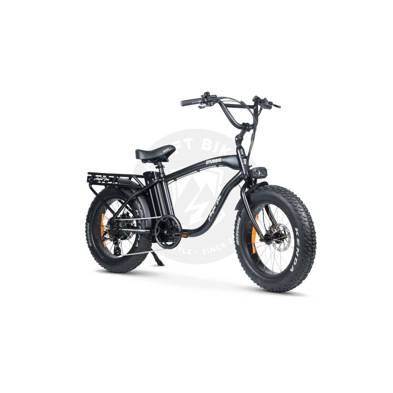 AMPD BROS STUBBIE ORIGINAL S3 FAT TYRE ELECTRIC CRUISER MATTE BLACK