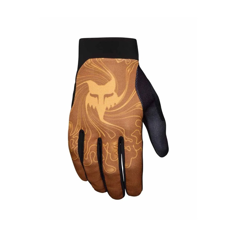 FOX RACING 2026 Ranger Frequency MTB Gloves TANGERINE MEDIUM