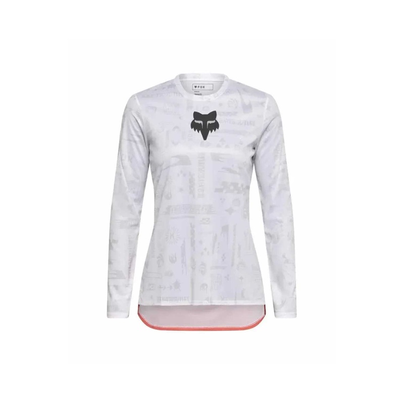 FOX RACING 2026 Women’s Ranger Lunar SE Long Sleeve MTB Jersey WHITE LARGE