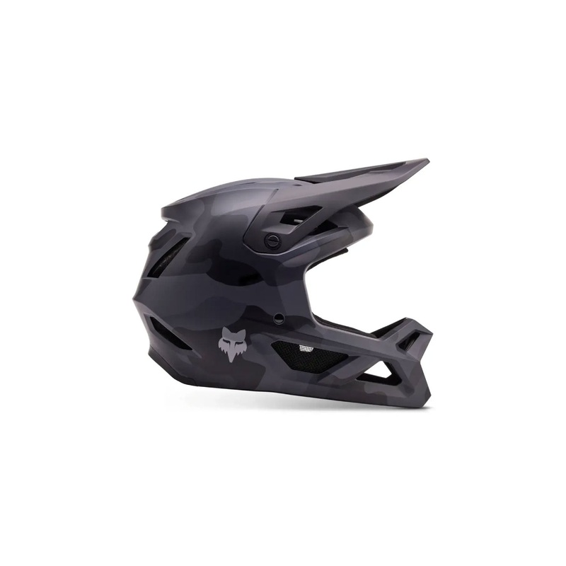 FOX RACING 2026 Youth Rampage Camo Helmet BLACK CAMO SMALL