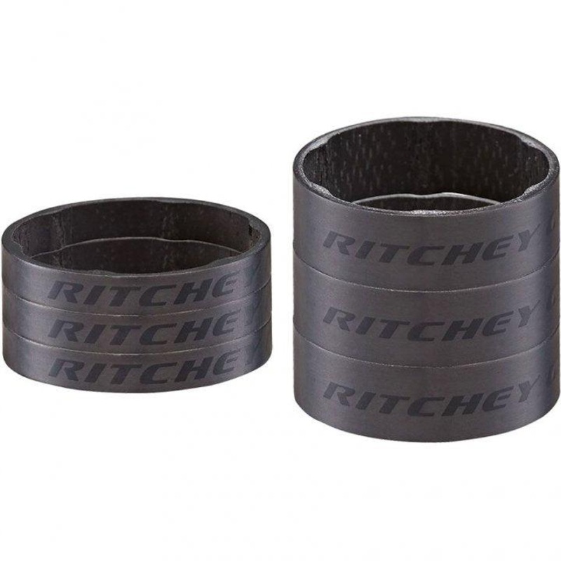 Ritchey WCS 3x5mm/3x10mm Carbon Spacer Set (Matte UD Carbon)