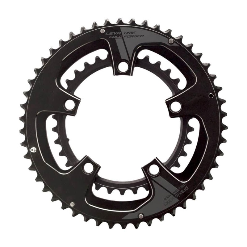 Praxis Buzz Sport 10/11/12 Speed Chainring (Black) 52/36T