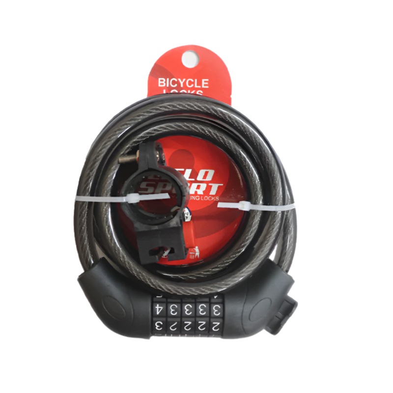 Ciclosport Numeric Lock (Black) 12 x 1200mm