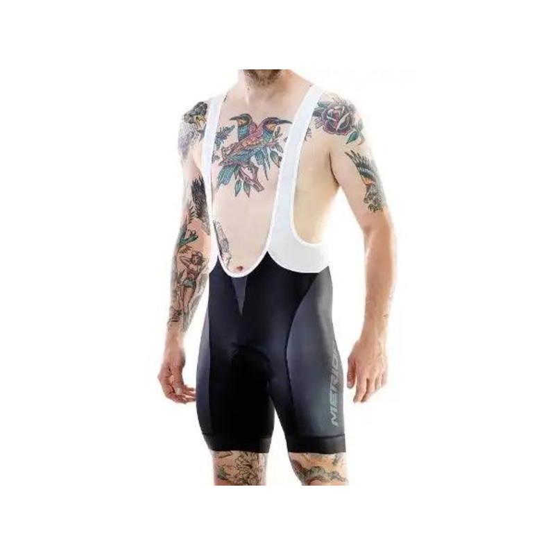 Merida Rider Mens Cycling Bibshorts (Black/Grey) XS