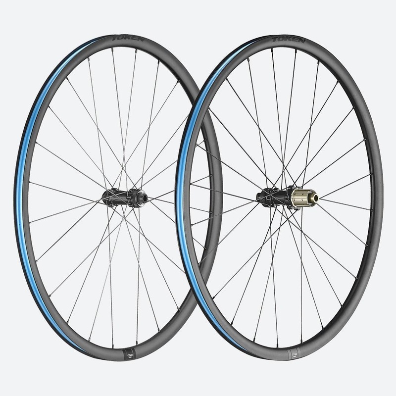Token Prime Aluminium Disc brake Wheel –  Shimano/Sram (Black) Front & Rear