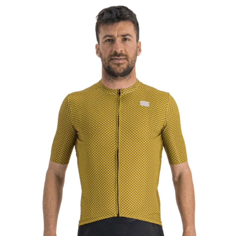 Sportful Checkmate Mens Cycling Jersey (Masala Malives) S