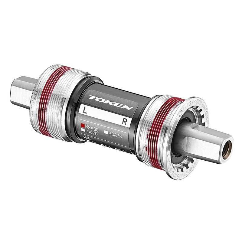 Token JIS Square Tappered CRO Axel Alloy Cups Bottom Bracket 110.5