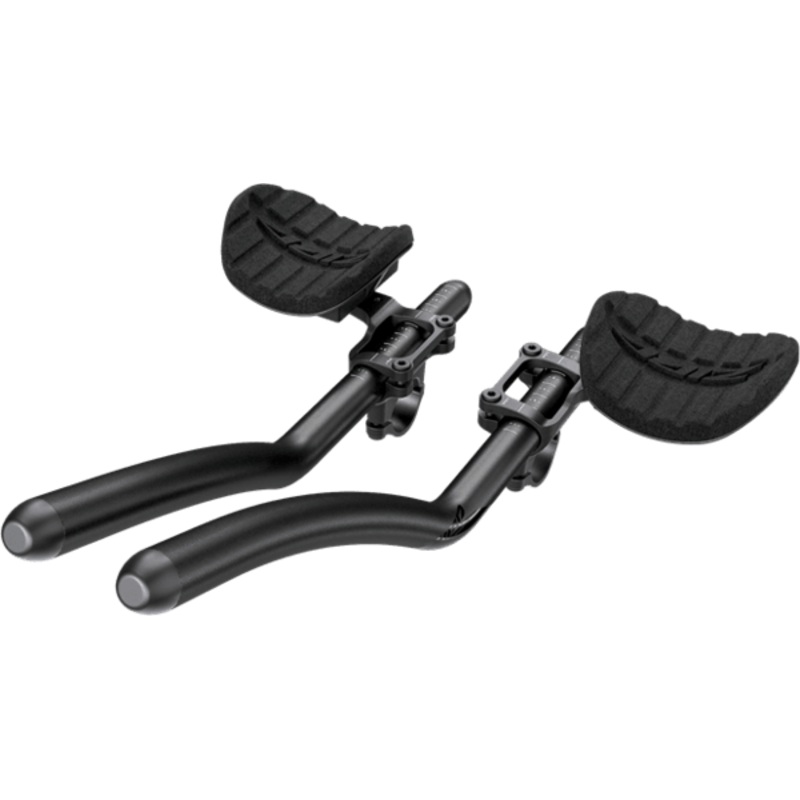 Zipp TT Alloy Handle Bar High Clamp With Vuka EVO 110 Extention and Clipon 31.8mm / Black / Low Mount / 110mm