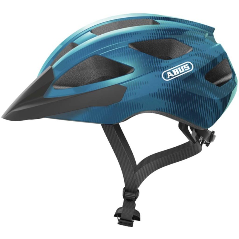 Abus Macator Road Cycling Helmet (Steel Blue) M(52-58cm)