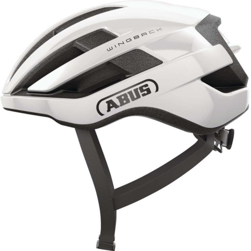 Abus Wingback Road Cycling Helmet (Shiny White) Medium (54-58)cm