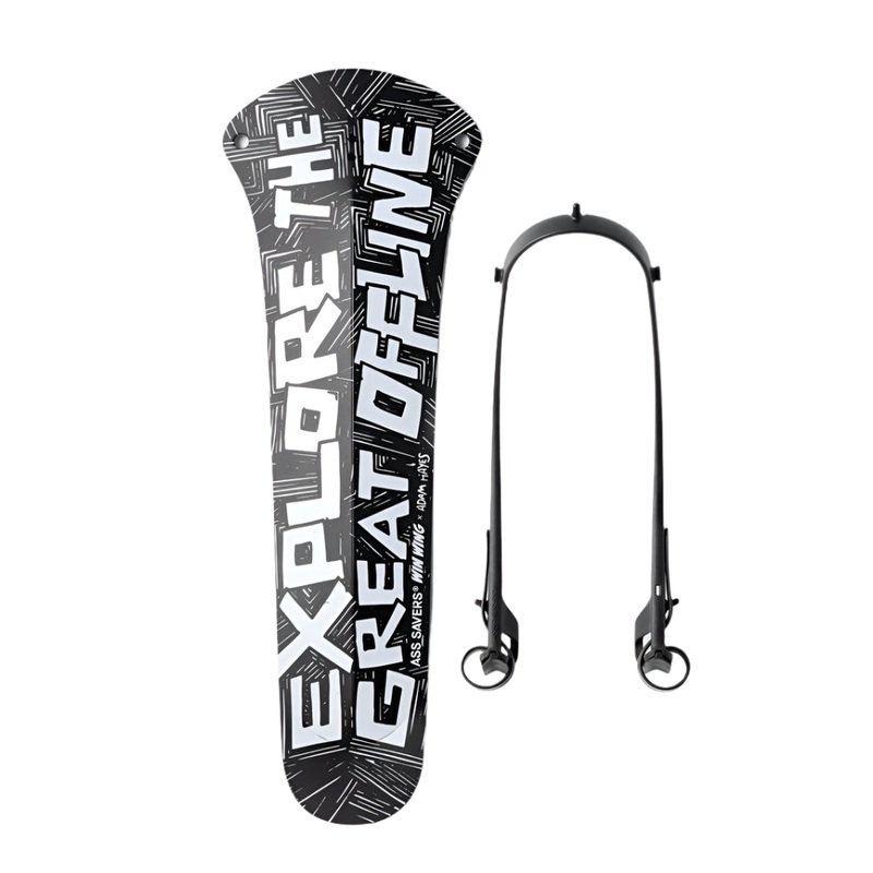 Ass Savers Win Wing 2 Gravel 85mm Fender (Great Offline) Rear