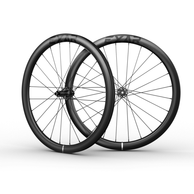 Magene EXAR GR45 Pro Carbon Tubeless Ready Disc Brake Wheels – Shimano (Black) Front & Rear