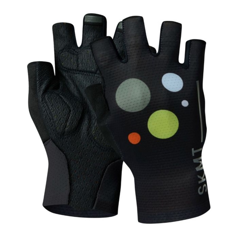 Monton Number 5 Unisex Cycling Gloves (Black) S