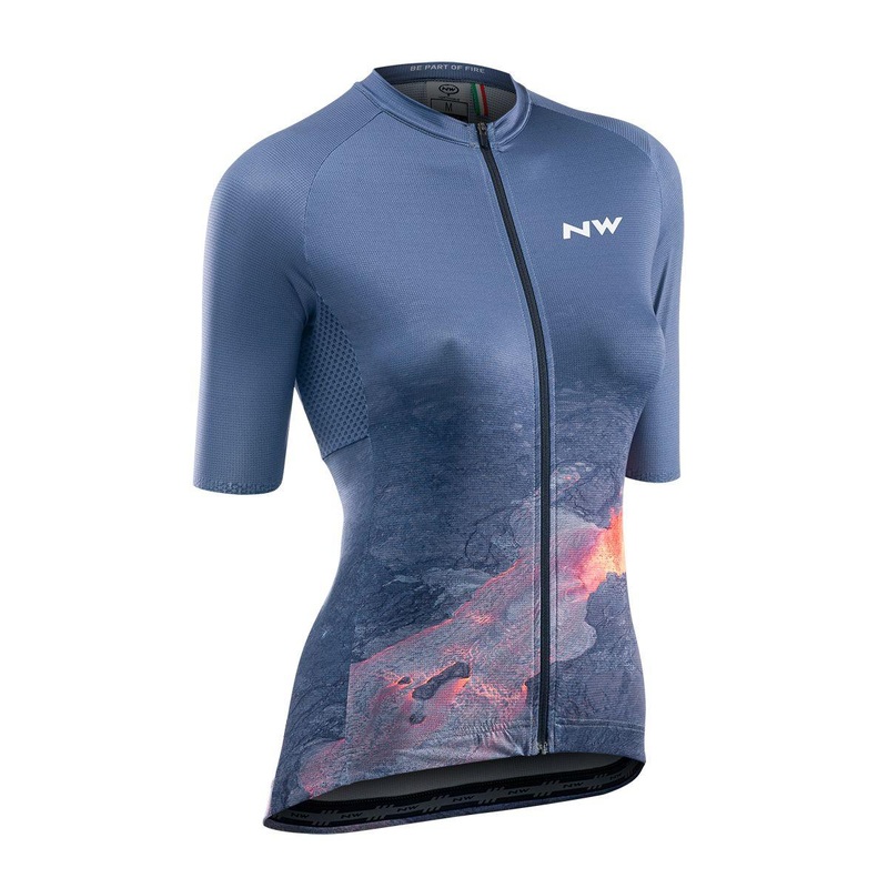 Northwave Fire Women’s Cycling Jersey (Dark Vapor) L