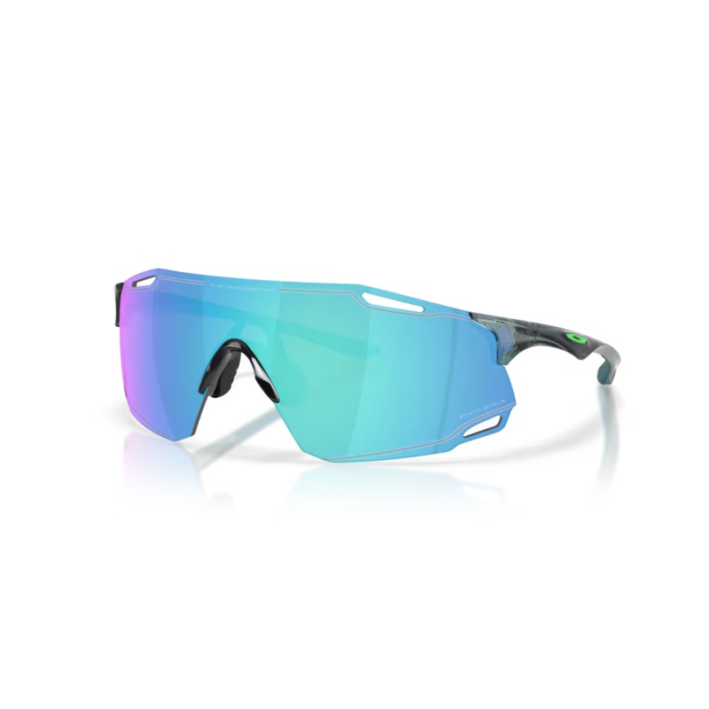 Oakley Cybr Dyno Sunglasses (Polished Black/Prizm Sapphire)