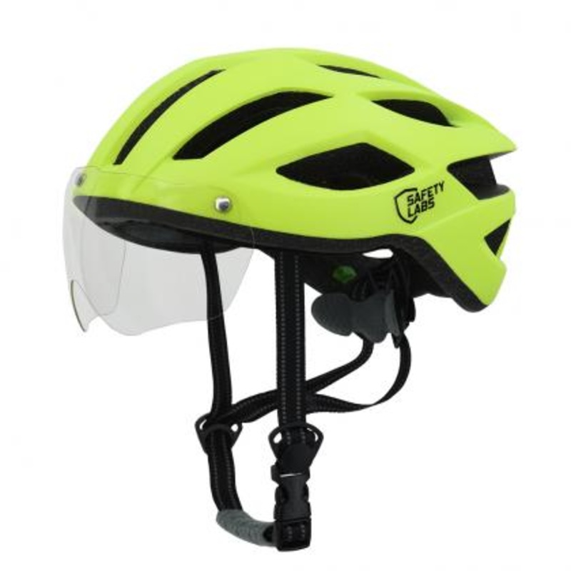 Safety Labs Expedo Road Cycling Helmet (Neon Yellow) Medium (54-58)cm