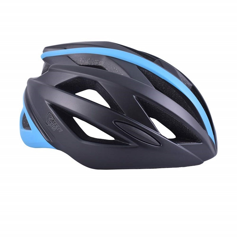 Safety Labs Xeno Road Cycling Helmet (Matt Black Blue) Medium (54-58)cm