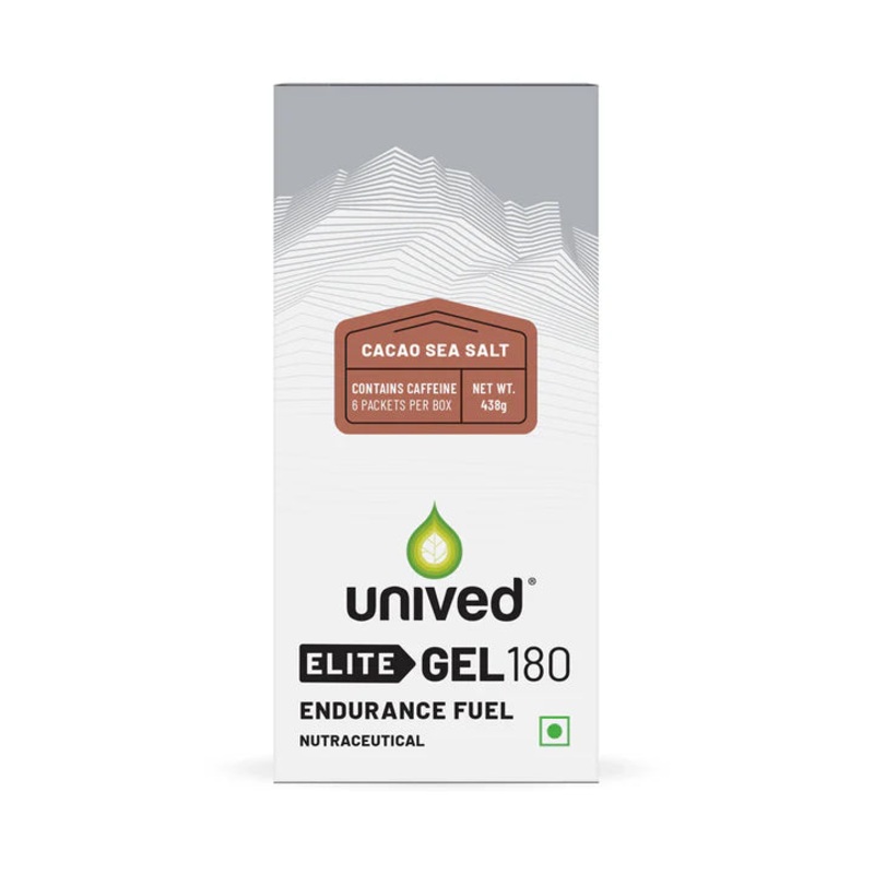 Unived Elite Gel 180 (Cacao Sea Salt) Pack of 6