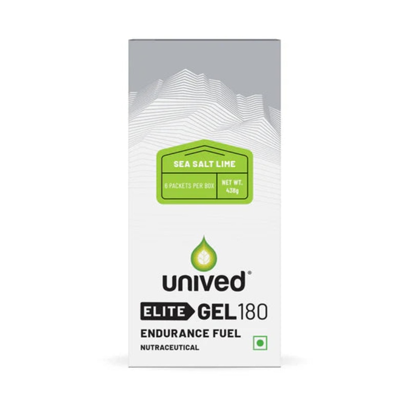 Unived Elite Gel 180 (Sea Salt Lime) Pack of 6