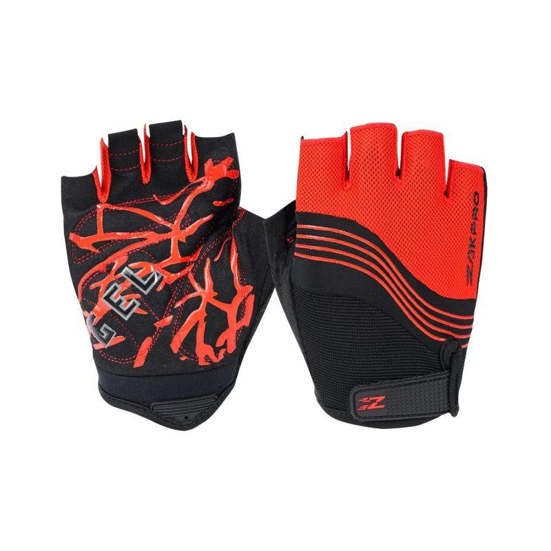 Zakpro Gel Series Unisex Cycling Gloves (Red) S