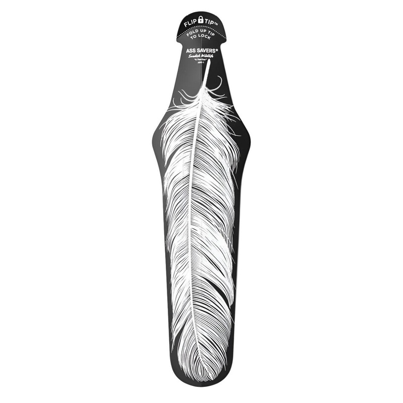 Ass Savers Regular Fender (White Feather) Rear