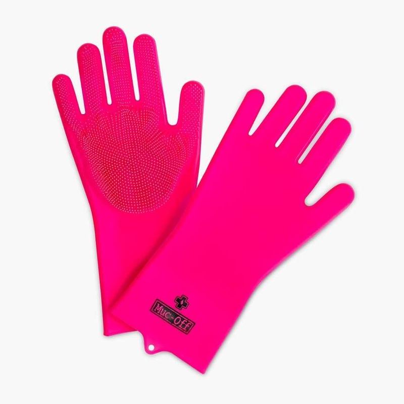 Muc-off Deep Scrubber Gloves (Pink) S