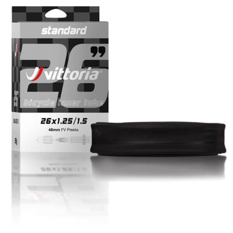 Vittoria Standard 26×1.25-1.5 48mm Schrader MTB Tube