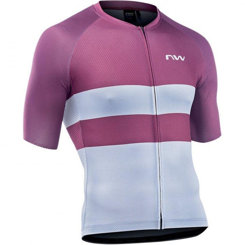 Northwave Blade Air Mens Cycling Jersey (Plum/Grey) M
