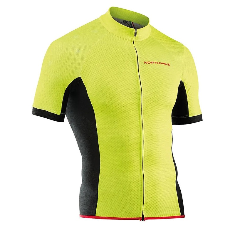 Northwave Force Mens Cycling Jersey (Yellow Fluo) S