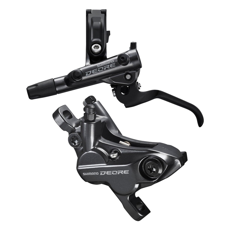 Shimano Deore BL-M6100/BR-M6120 Post Mount Hydraulic Disc Brake (Black) Front