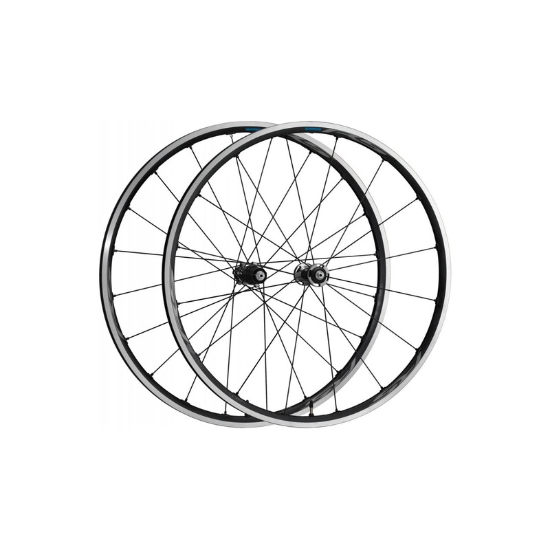 Shimano Ultegra RS500 Aluminium Tubeless Road Rim Brake Wheel – Shimano/Sram (Black) Front & Rear