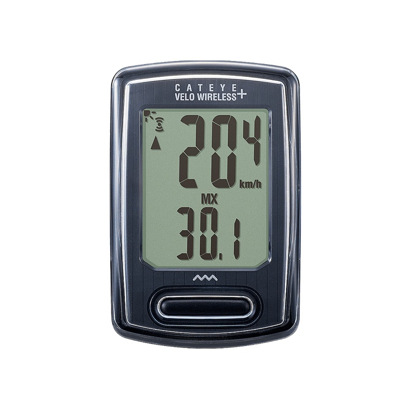 Cateye Velo Wireless+ Cyclocomputer (Black)