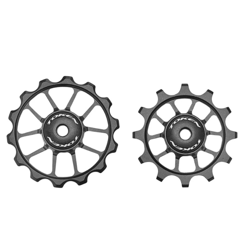 Token Rd Shimano/Sram Alloy 11 Speed Pully set (Black)