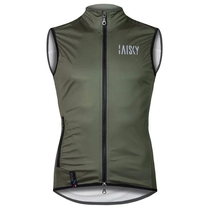 Baisky Double zipper Men Wind Vest (Army Green) S